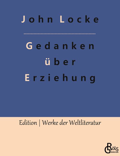 Cover von Gedanken über Erziehung