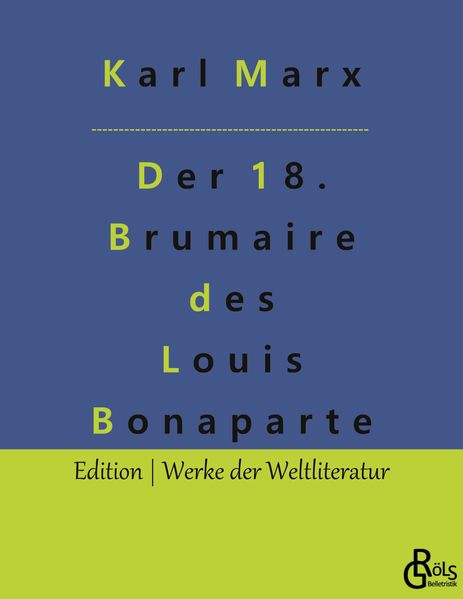 Cover von Der achtzehnte Brumaire des Louis Bonaparte