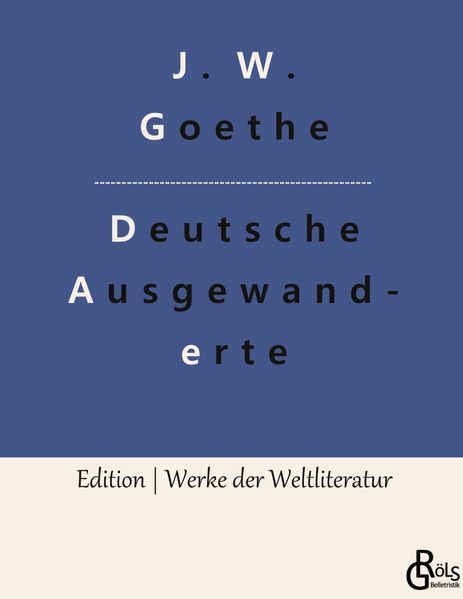 Cover von Unterhaltungen deutscher Ausgewanderten
