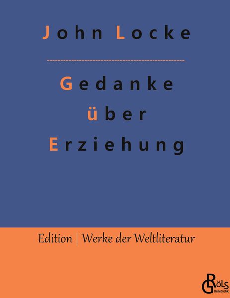 Cover von Gedanke über Erziehung