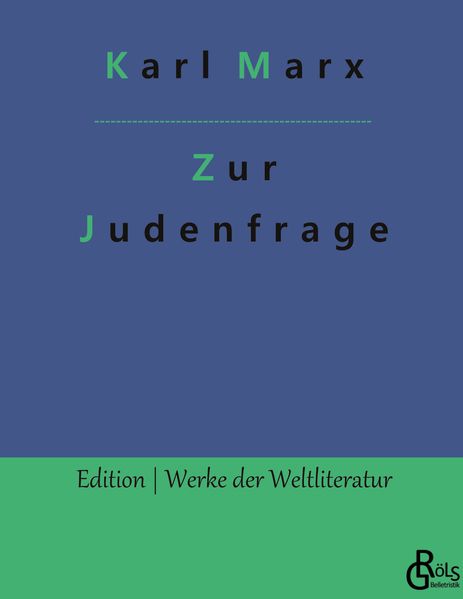 Cover von Zur Judenfrage
