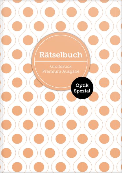 Cover von Deluxe Rätselbuch „Optik Spezial“ Band 1. XL Rätselbuch in Premium Ausgabe mit Bilderrätseln für ältere Leute, Senioren, Erwachsene und Rentner im DIN A4-Format mit extra großer Schrift. Rätselblock inkl. Lösungen.