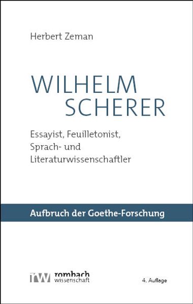 Cover von Wilhelm Scherer