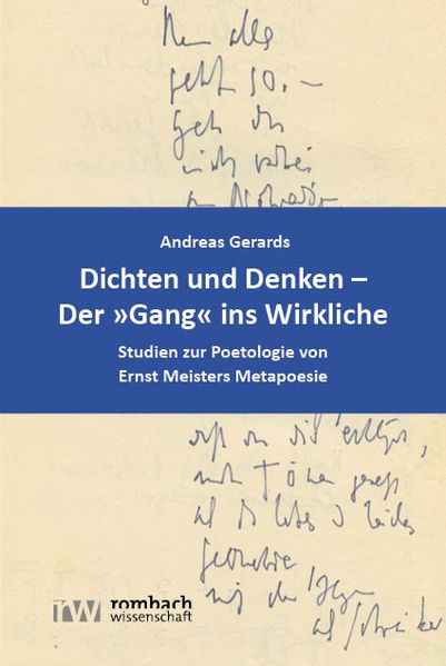 Cover von Dichten und Denken – der „Gang“ ins Wirkliche