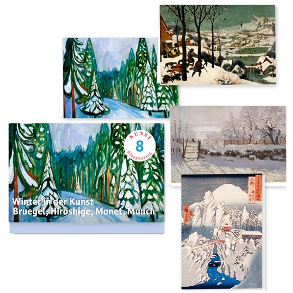 Cover von Winter in der Kunst – Acht Kunst-Klappkarten