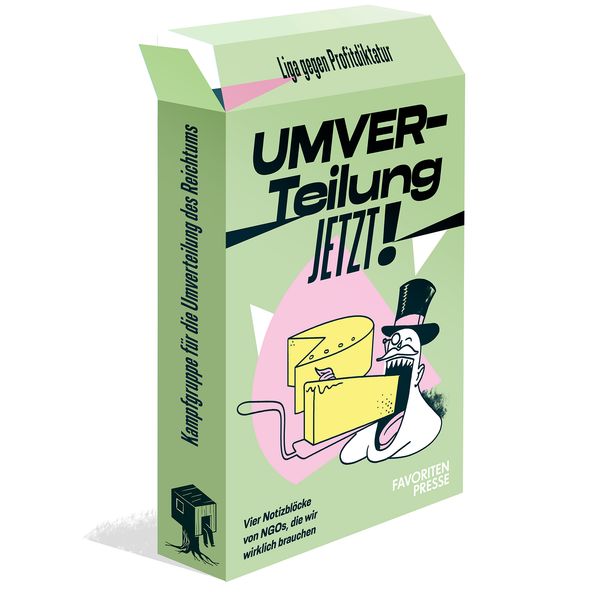 Cover von Notizblock-Set – Umverteilung jetzt