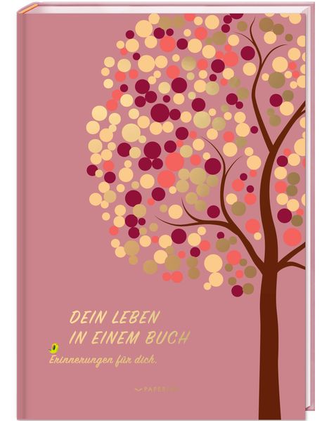 Cover von DEIN LEBEN IN EINEM BUCH (rosé)