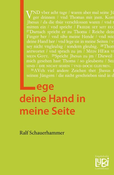 Cover von Lege deine Hand in meine Seite