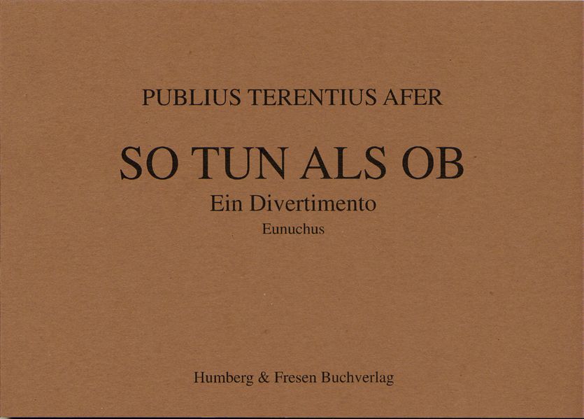 Cover von So tun als ob