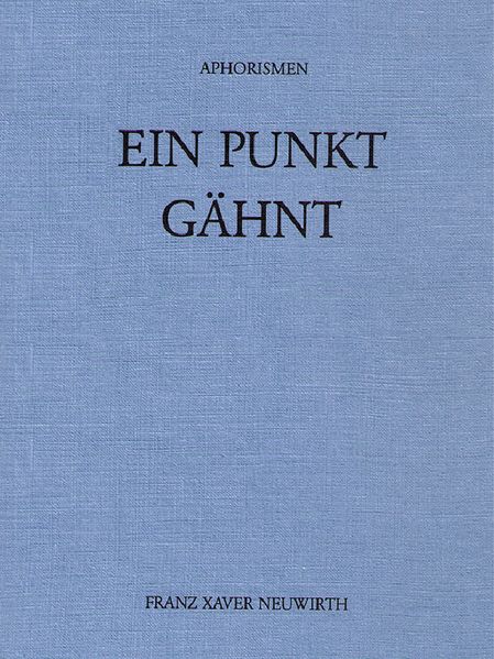 Cover von Ein Punkt gähnt