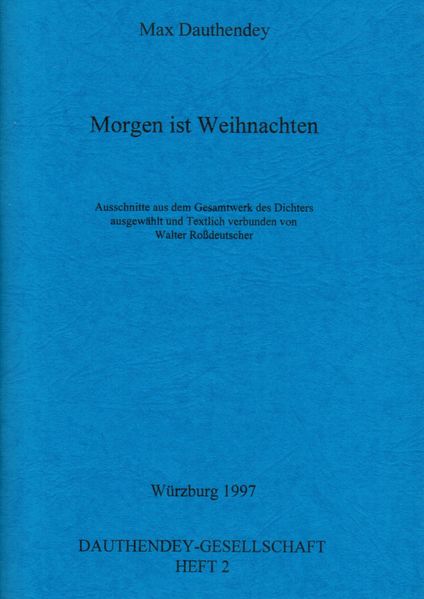 Cover von Morgen ist Weihnachten