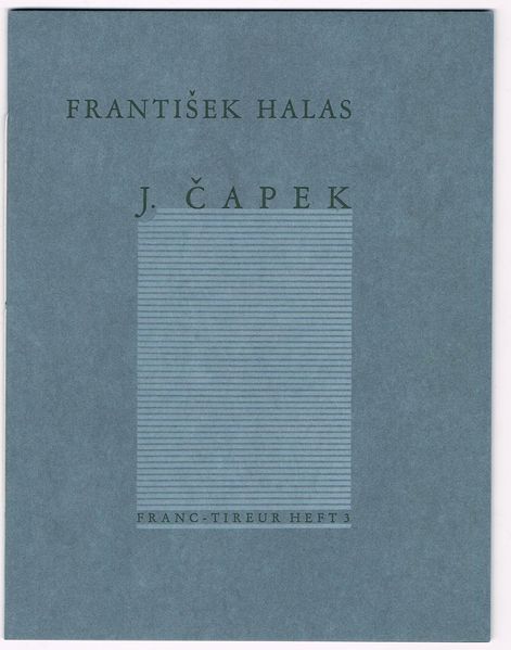 Cover von J. ?apek
