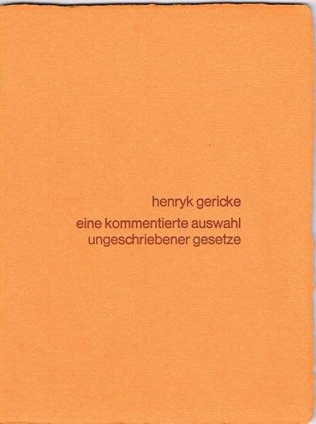 Cover von Eine kommentierte Auswahl ungeschriebener Gesetze