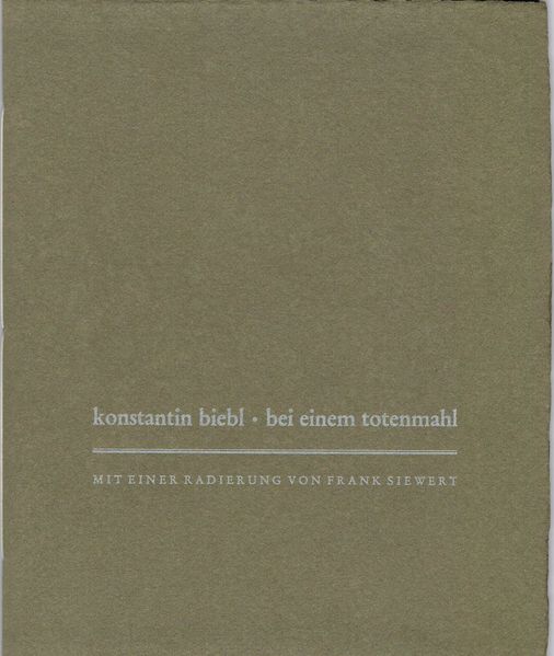 Cover von Bei einem Totenmahl