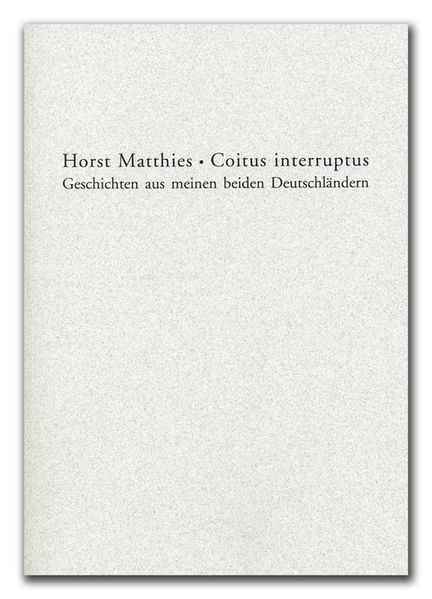Cover von Coitus interruptus