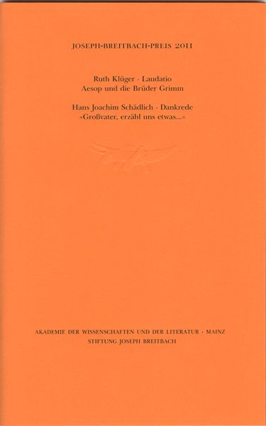 Cover von Joseph-Breitbach-Preis 2011