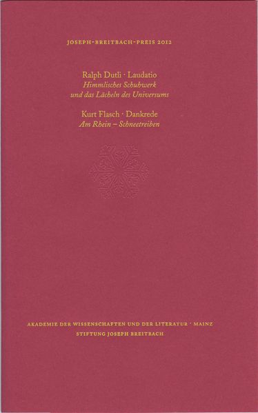 Cover von Joseph-Breitbach-Preis 2012