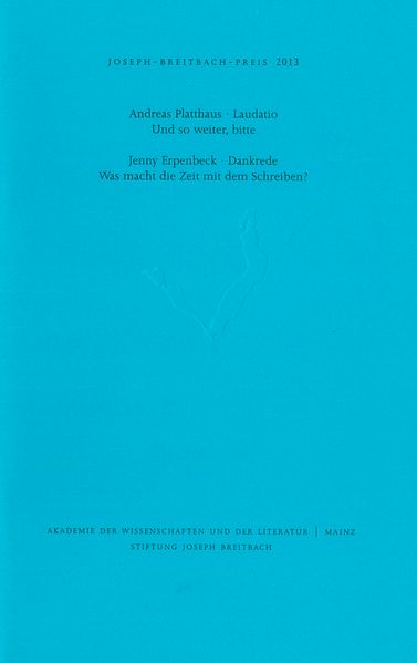 Cover von Joseph-Breitbach-Preis 2013