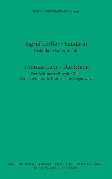 Cover von Joseph-Breitbach-Preis 2015