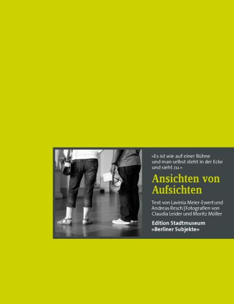 Cover von Ansichten von Aufsichten