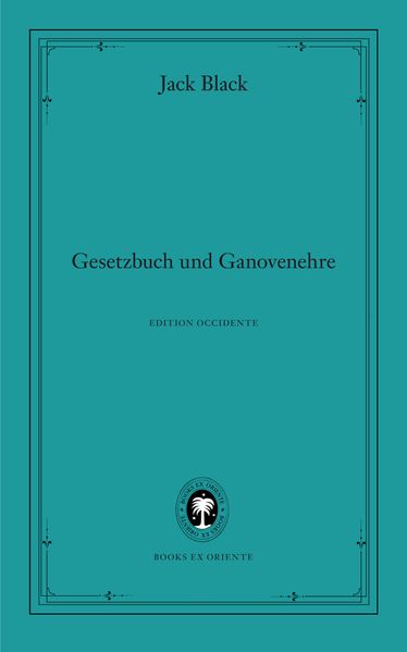Cover von Gesetzbuch und Ganovenehre