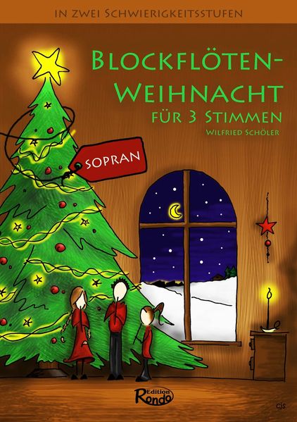 Cover von Blockflötenweihnacht für Sopranflöte