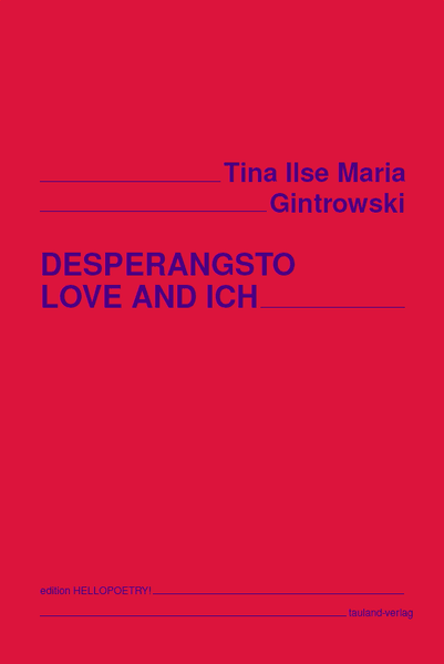 Cover von DESPERANGSTO LOVE AND ICH