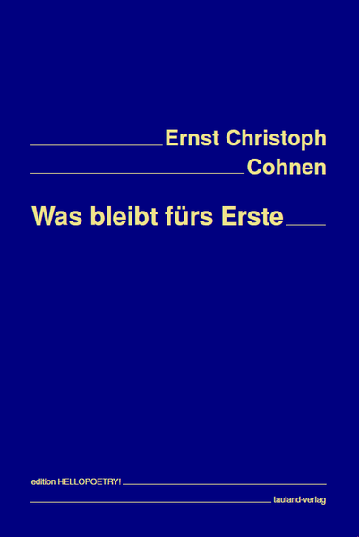 Cover von Was bleibt fürs Erste