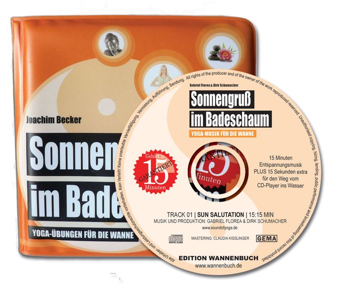 Cover von Sonnengruß im Badeschaum (Badebuch mit Audio-CD)