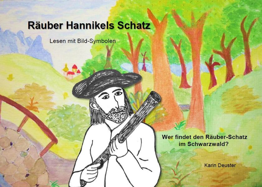 Cover von Räuber Hannikels Schatz – Lesen mit Bild-Symbolen