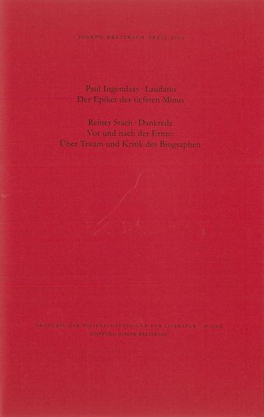 Cover von Joseph-Breitbach-Preis 2016