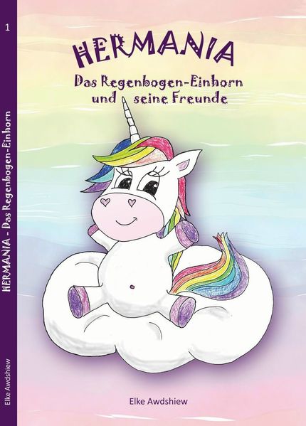 Cover von HERMANIA, das Regenbogen-Einhorn