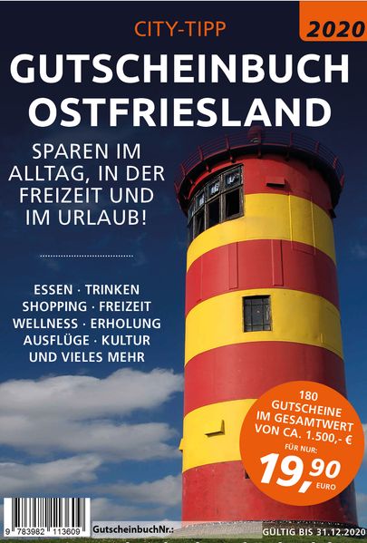 Cover von City-Tipp Gutscheinbuch 2020 Ostfriesland