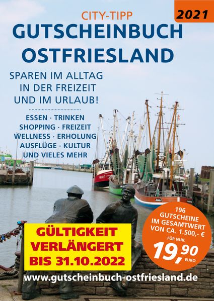 Cover von City-Tipp Gutscheinbuch 2021 Ostfriesland inkl. WHV