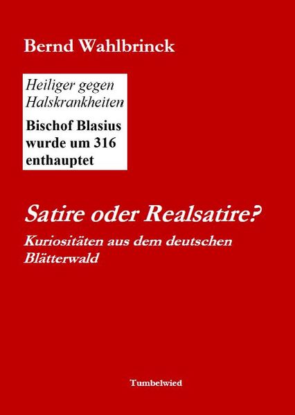 Cover von Satire oder Realsatire?