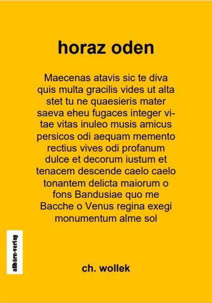 Cover von Horaz Oden