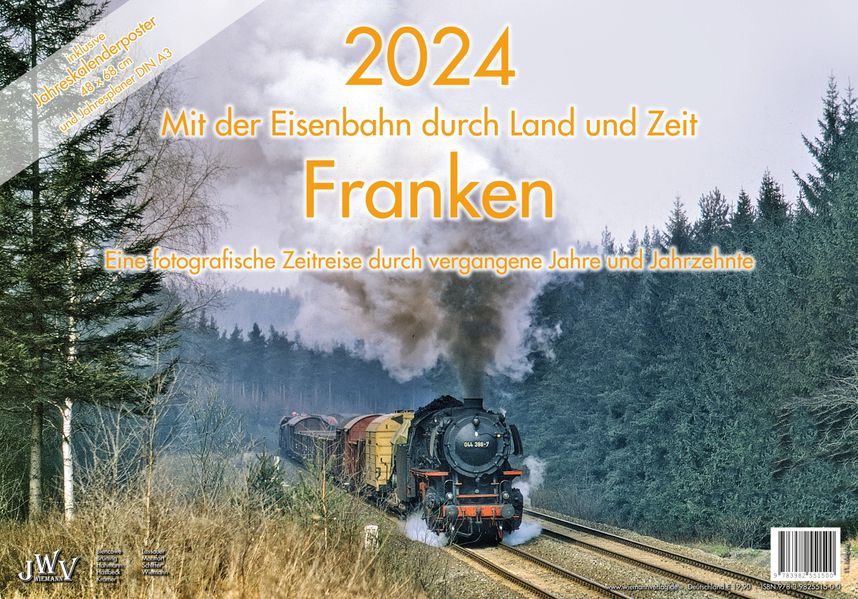 Cover von 2024 Mit der Eisenbahn durch Land und Zeit Franken