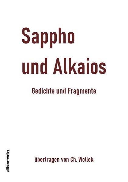 Cover von Sappho und Alkaios