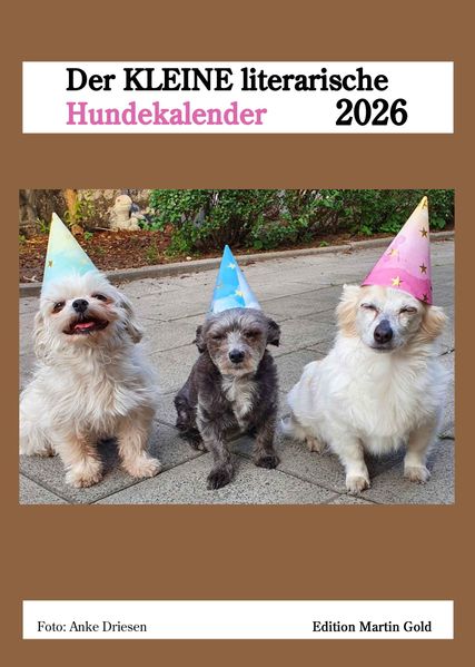 Cover von Der KLEINE literarische Hundekalender 2026