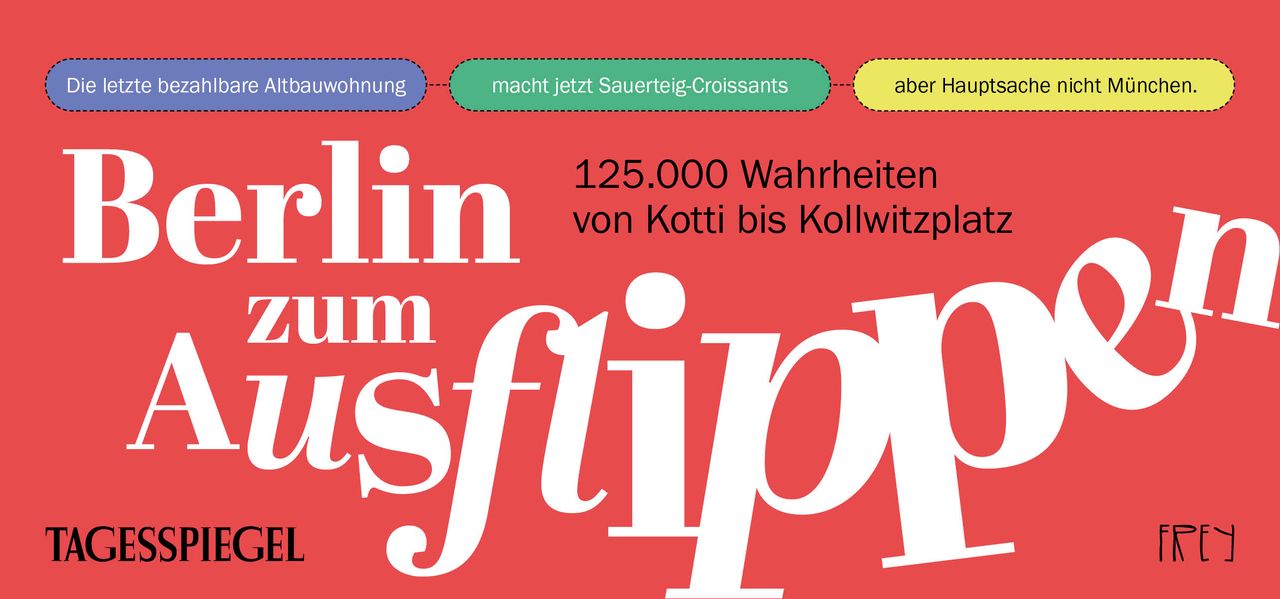 Cover von Berlin zum Ausflippen