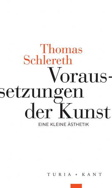 Cover von Voraussetzungen der Kunst
