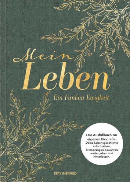 Cover von Mein Leben – ein Funken Ewigkeit: Das Ausfüllbuch zur eigenen Biografie