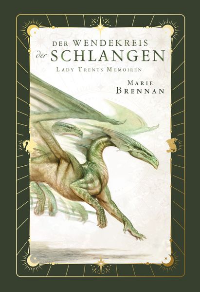 Cover von Lady Trents Memoiren 2: Der Wendekreis der Schlangen mit gestaltetem Farbschnitt