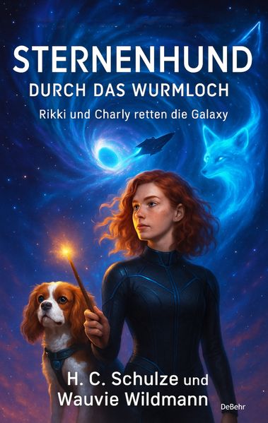 Cover von Sternenhund – Durch das Wurmloch – Rikki und Charly retten die Galaxy