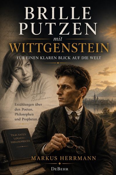Cover von Brille putzen mit Wittgenstein – Für einen klaren Blick auf die Welt – Erzählungen über den Poeten, Philosophen und Propheten