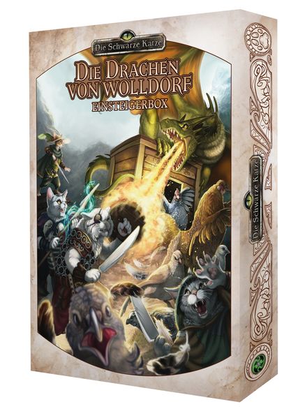 Cover von Die Schwarze Katze – Einsteigerbox Die Drachen von Wolldorf
