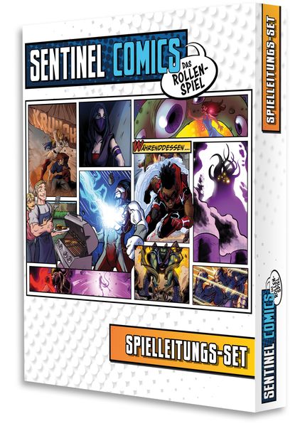 Cover von Sentinel Comics – Das Rollenspiel – Spielleitungsset