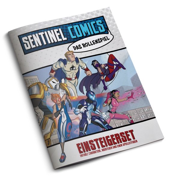 Cover von Sentinel Comics – Das Rollenspiel – Einsteigerset