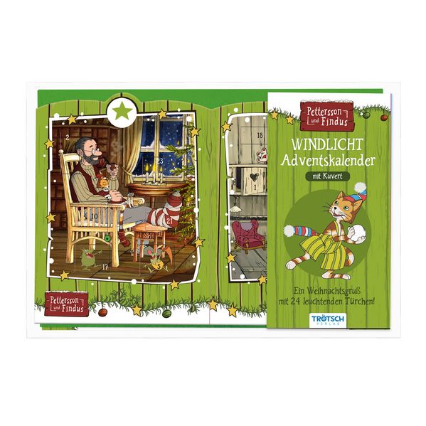 Cover von Trötsch Pettersson und Findus Windlicht Adventskalender