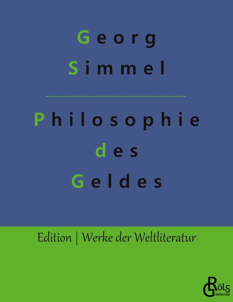 Cover von Philosophie des Geldes